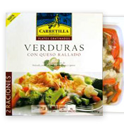 Carretilla - Verduras con queso rallado